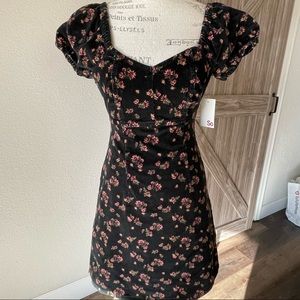 Juniors' SO® Peasant Pinafore Mini Dress